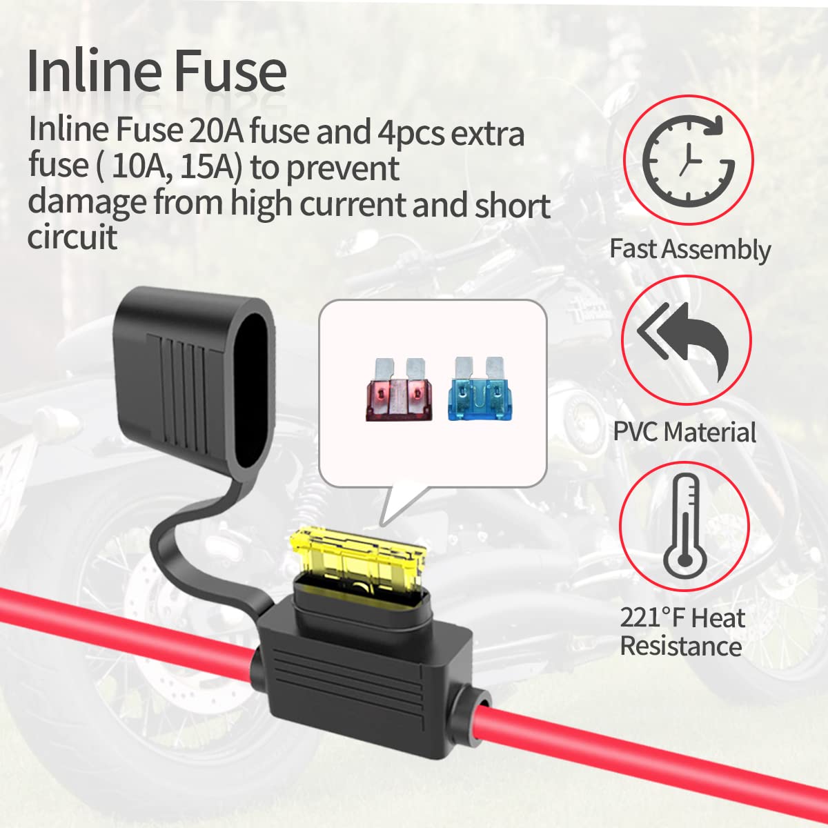 14 AWG 2 FT SAE Splitter Extension Cable - 1 to 4 SAE Adapter with Polarity Reverse - Heavy Duty Solar Panel, Car, Motorcycle & RV Power Connector - Perfect for Off-Grid Systems, Battery Charging & Vehicle Accessories