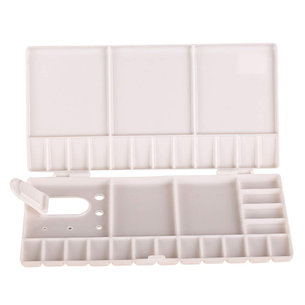 Foldable Paint Palette Tray - Portable Artist Color Mixing Tray for Acrylic, Oil & Watercolor Painting - Perfect for Studio, Outdoor & Travel Art Projects