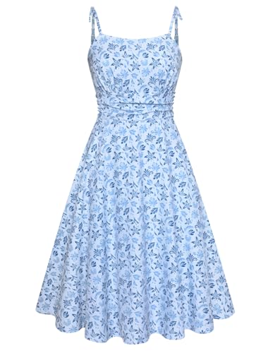 Blue-floral Print