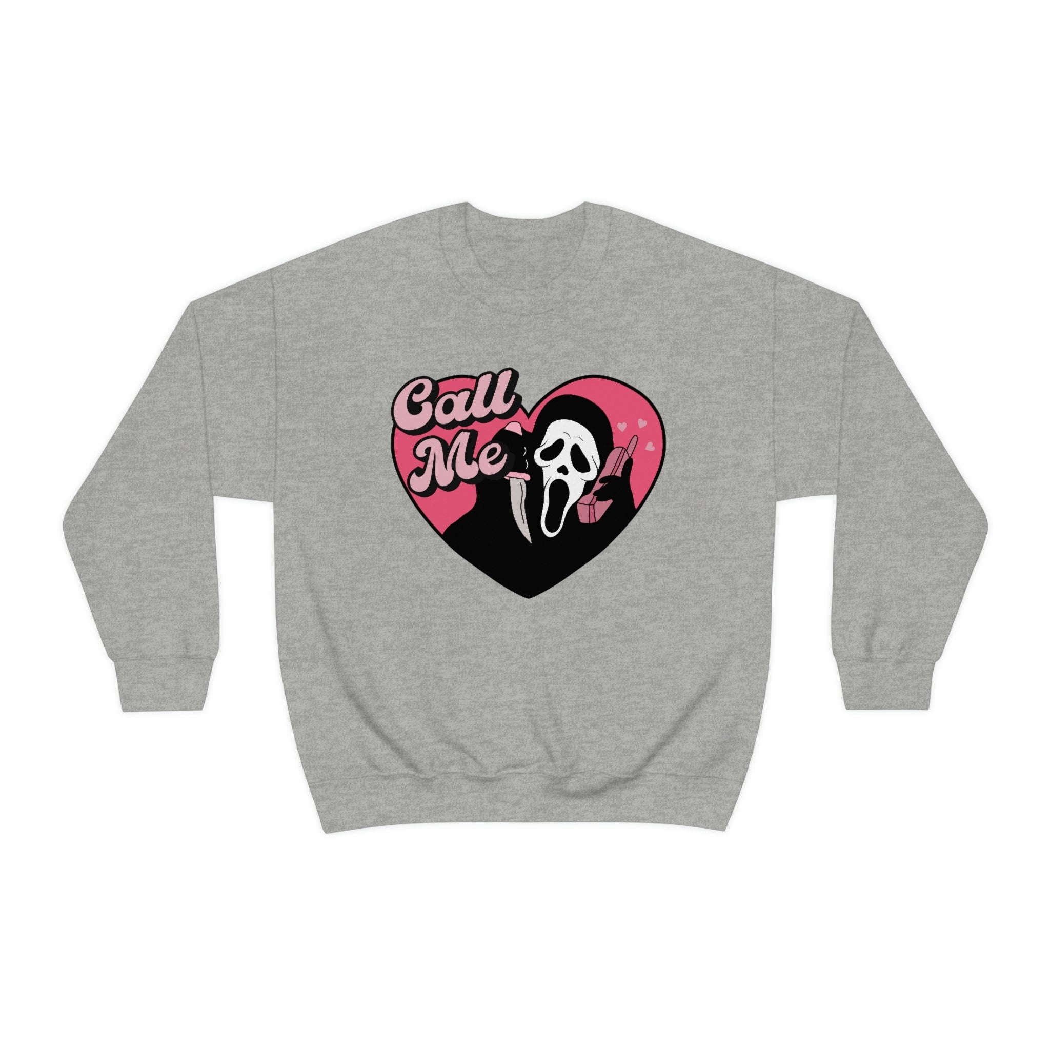 Ghostface Scream Sweatshirt - 90s Horror Movie Merch, Halloween Hoodie for Horror Fans - Funny & Scary Gift for Halloween Parties & Movie Nights