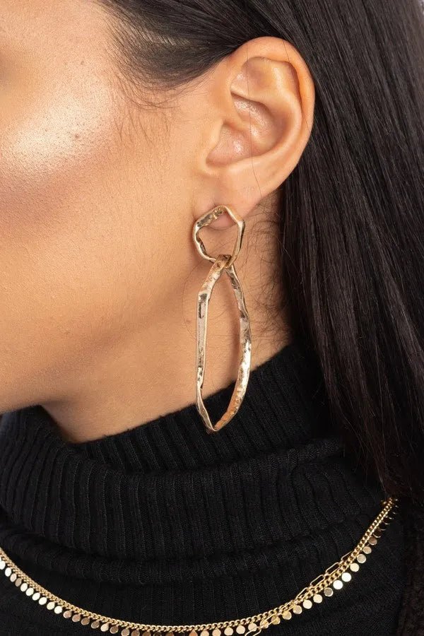 Handmade Wooden Earrings for Women - Boho Chic Dangle Earrings, Lightweight & Hypoallergenic - Perfect for Everyday Wear, Parties & Gifts