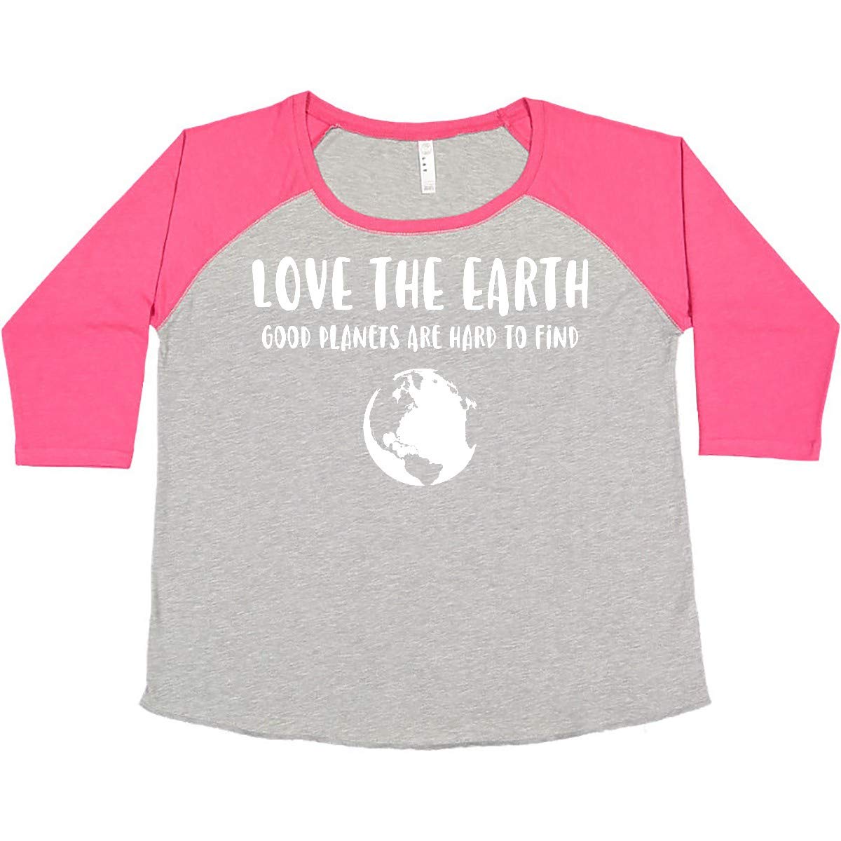 Inktastic Good Planets Women's Plus Size T-Shirt - Eco-Friendly Graphic Tee for Women - Comfortable Casual Wear for Everyday Outfits & Earth Day Events