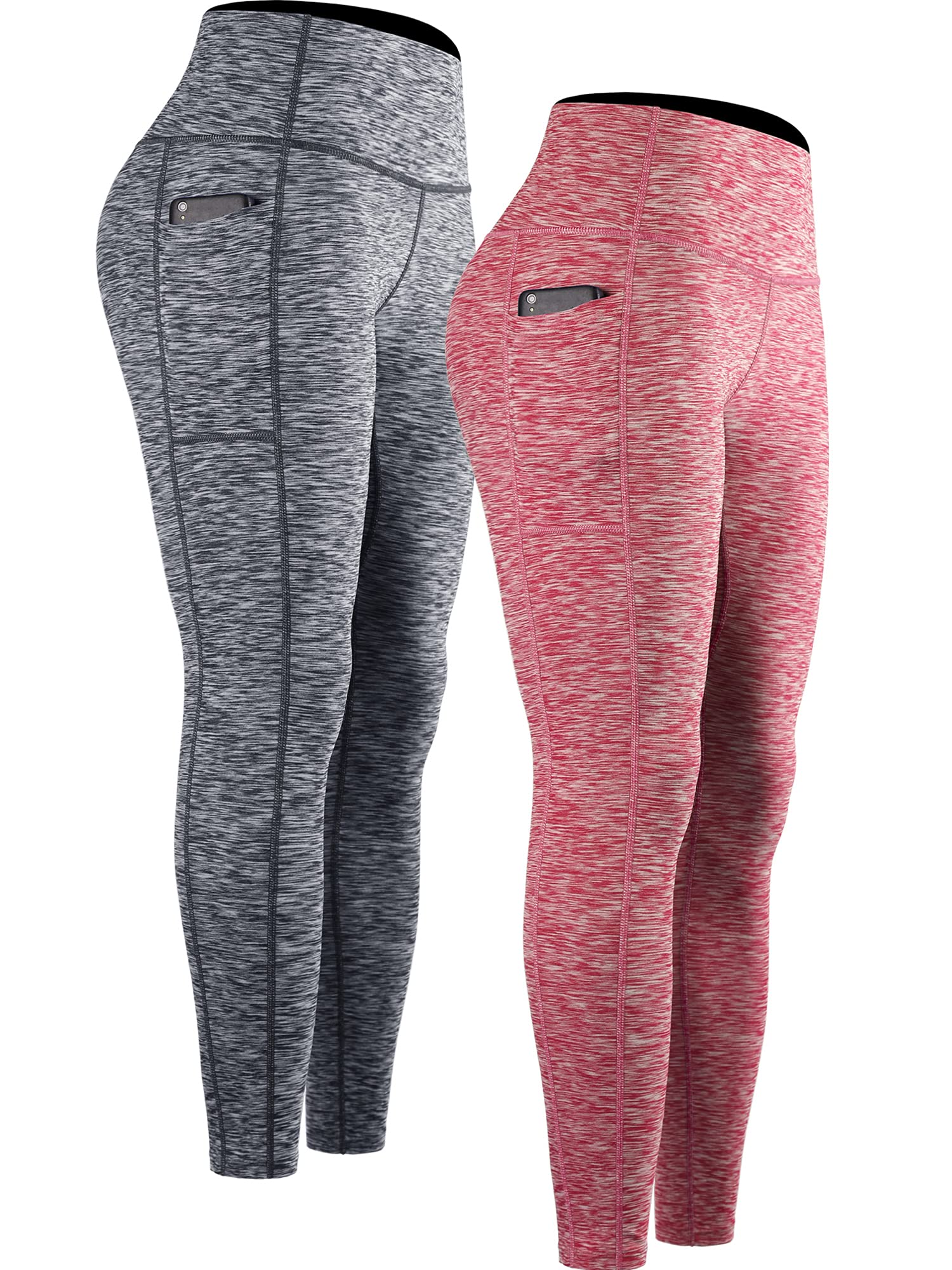 CADMUS High Waisted Yoga Pants for Women - Tummy Control Workout Leggings with Pockets | Comfortable & Stretchy for Yoga, Gym, Running & Lounge Wear