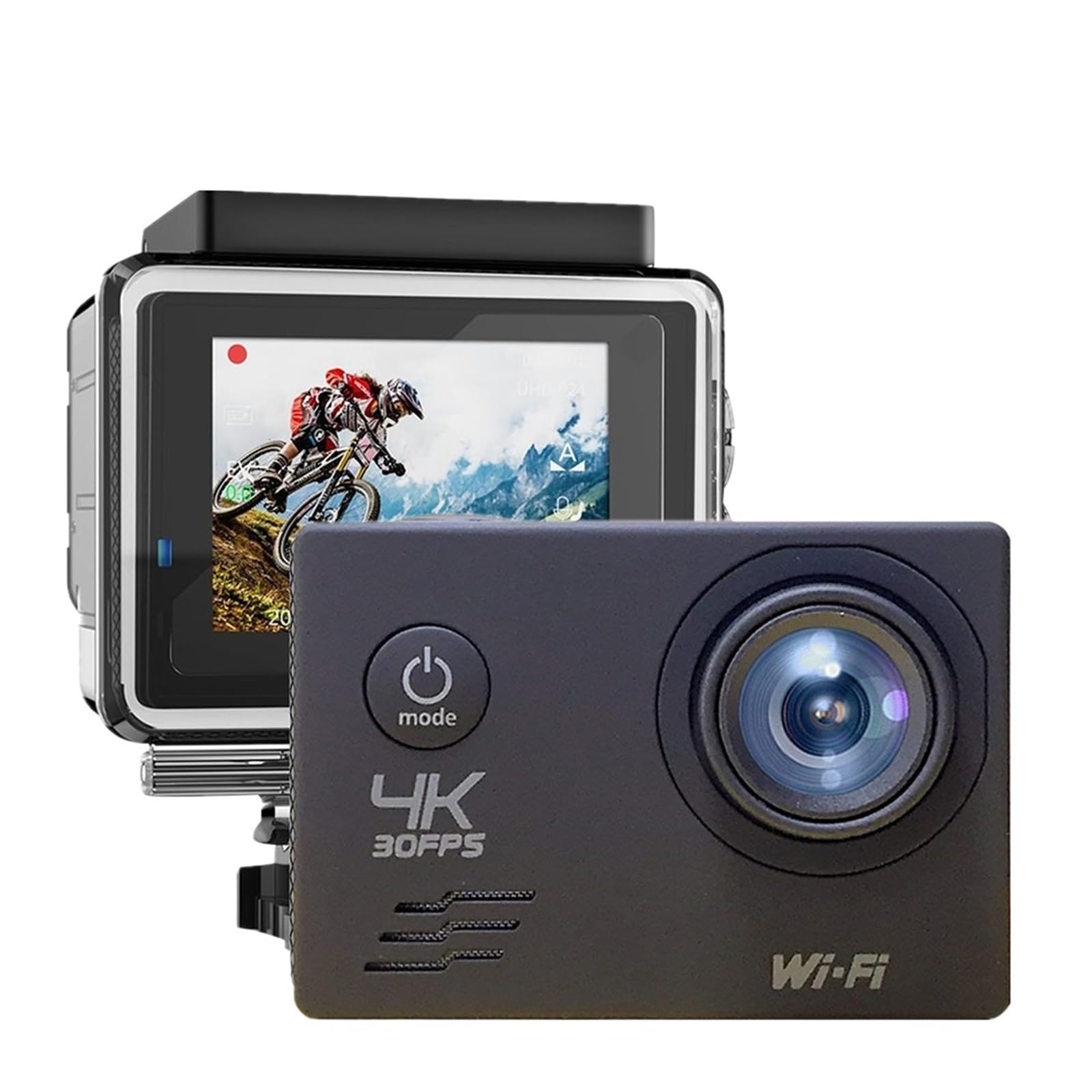 **MZZYG 4K Action Camera - Wireless, Waterproof, Full HD Underwater Video Recording, Anti-Shake for Diving & Sports (Gold) - Perfect for Surfing, Skiing, and Outdoor Adventures**