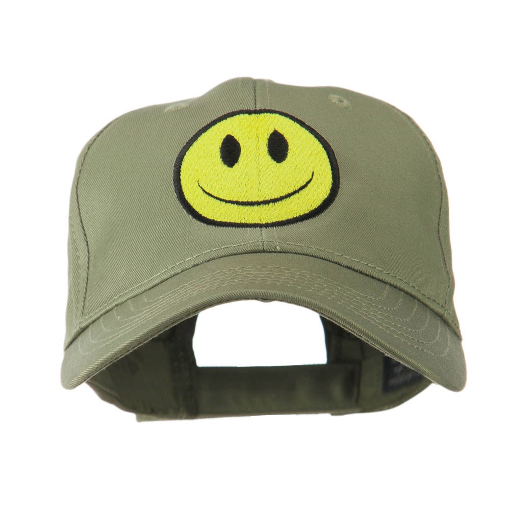 Smile Face Embroidered Baseball Cap - Trendy Cotton Adjustable Dad Hat for Men & Women - Perfect for Outdoor Activities, Sports & Casual Wear | e4Hats.com