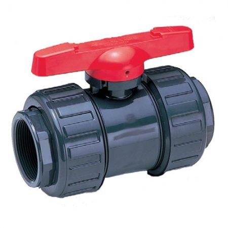 Sanking UPVC Double Union Ball Valves (15mm-100mm) BSP Threaded - High Pressure Resistant PVC Ball Valves for Water, Gas & Chemical Piping Systems