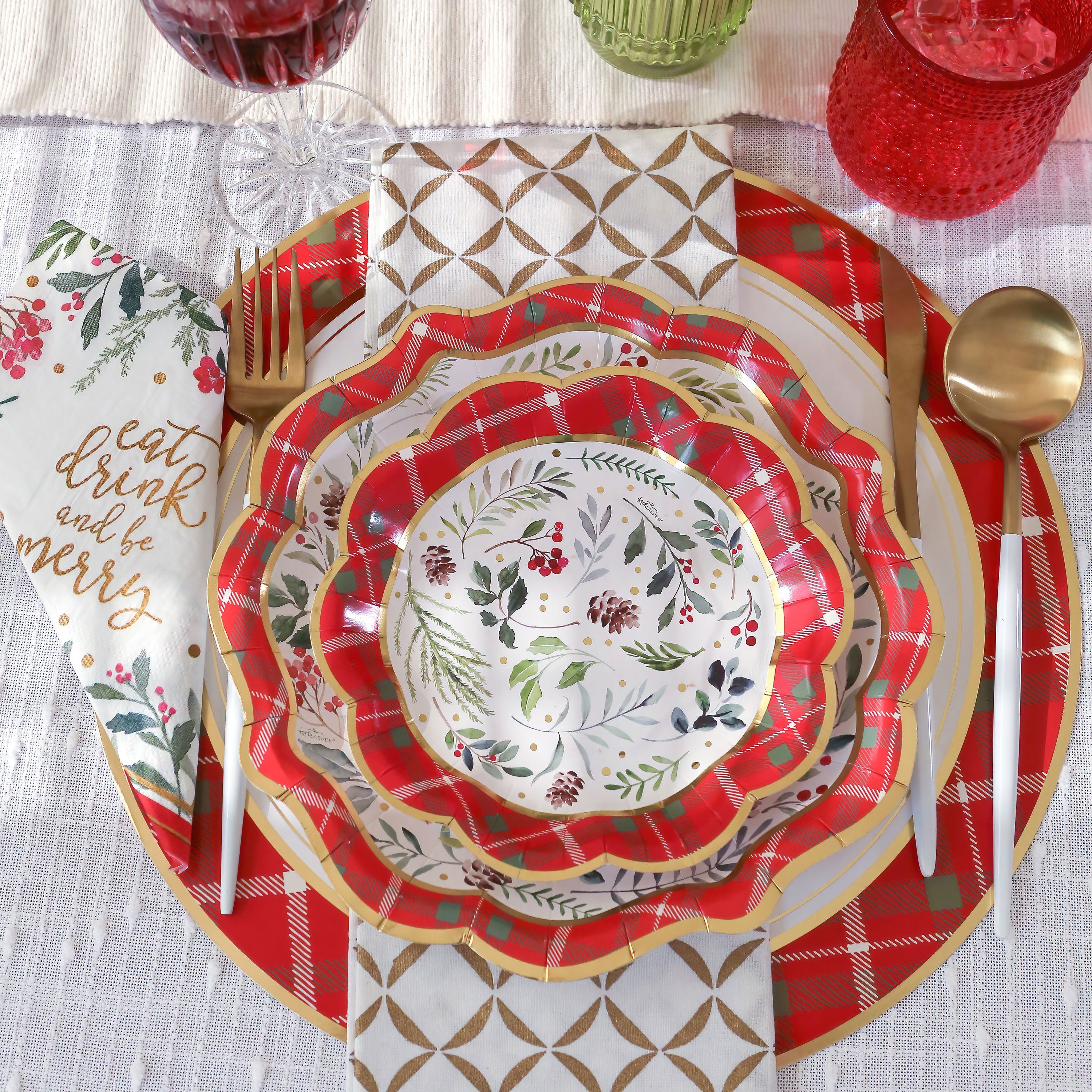 Festive Christmas Tableware Set - 16pc 7