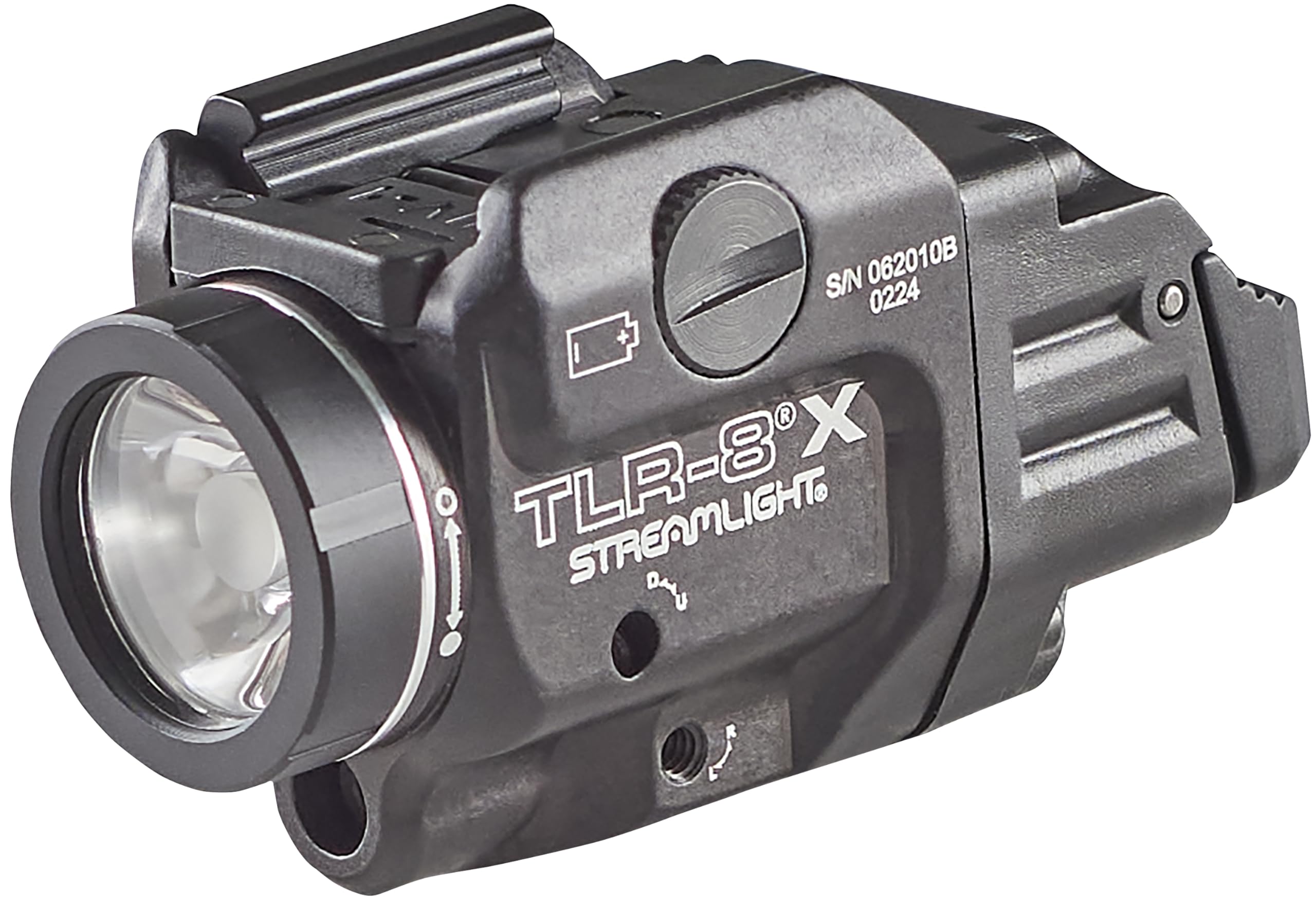 Streamlight 69414 TLR-8 X 500-Lumen Tactical Weapon Light with Red Laser - Compatible with Glock, SIG Sauer & More | Includes Mounting Kit & Keys for Handguns | Perfect for Home Defense, Law Enforcement & Tactical Training