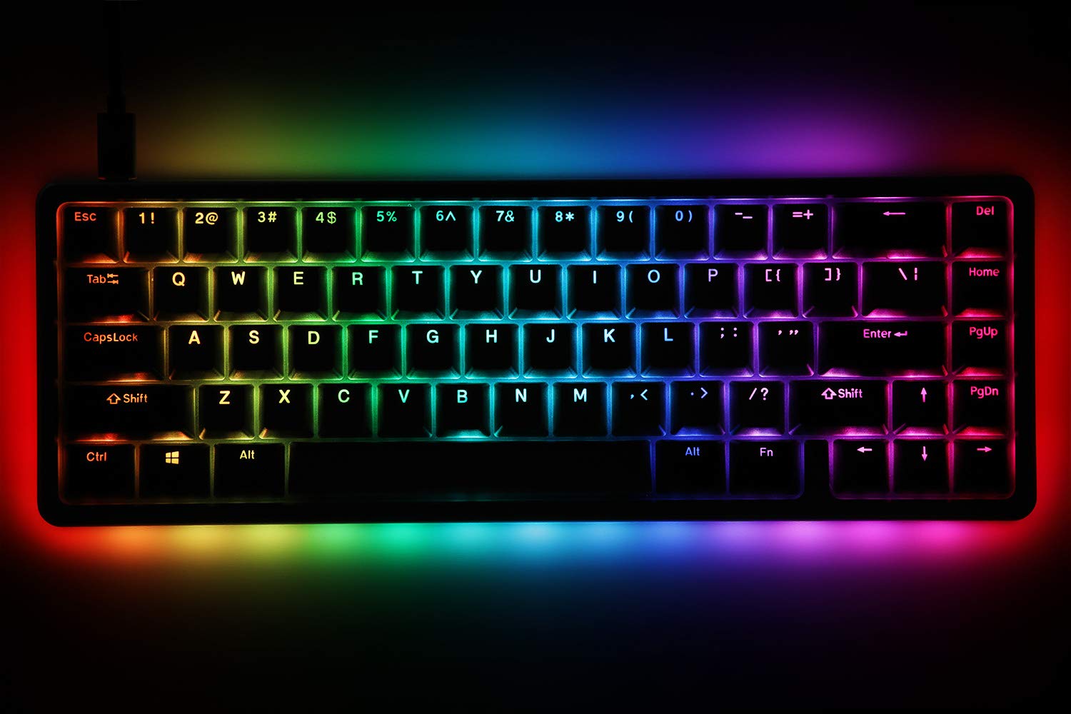 DROP ALT 65% Mechanical Keyboard - Hot-Swap, RGB, USB-C for Gaming & Office