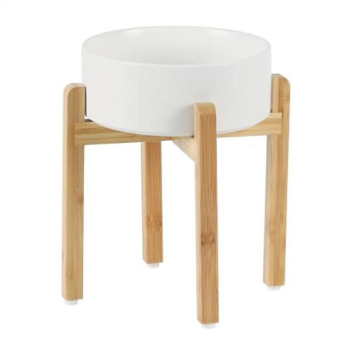 Single Bowl+ Stand - White