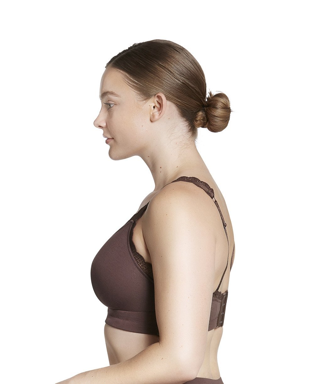 Parfait Dalis Wire Free Bralette - Comfortable Seamless Deep Nude Bra for Women | Perfect for Yoga, Lounge & Everyday Wear