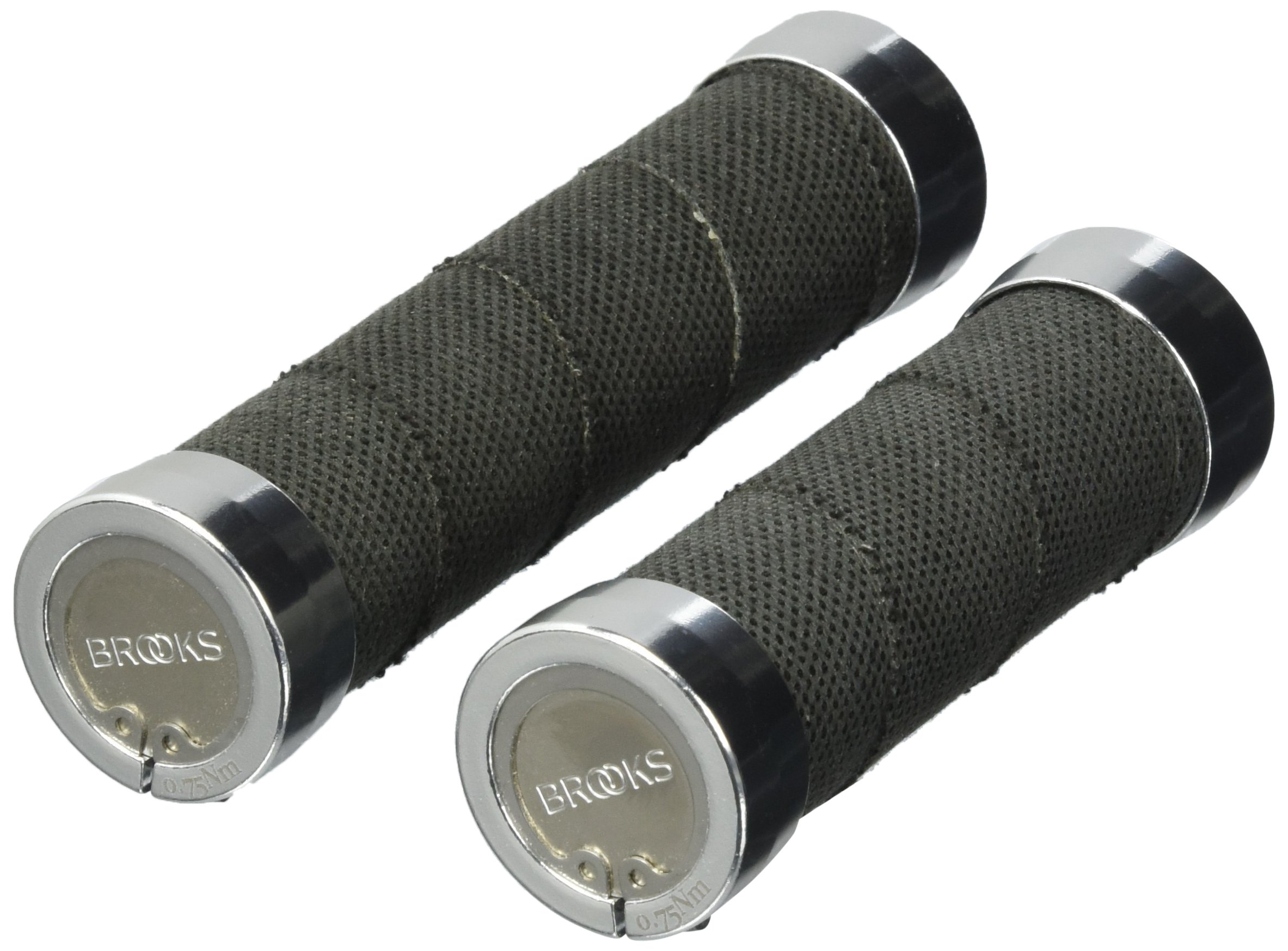 Brooks England Slender Grips Cambium Wrap - Premium Leather Bike Handlebar Grips for Road & City Bikes - Comfortable & Durable Cycling Accessories for Commuting & Leisure Rides