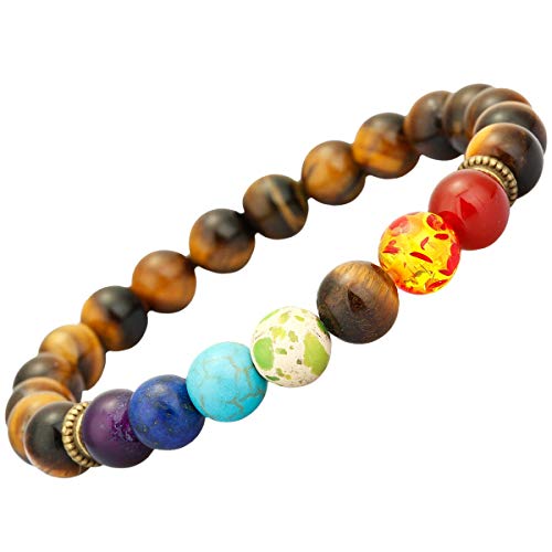 Tiger's Eye & 7 Chakra Stone