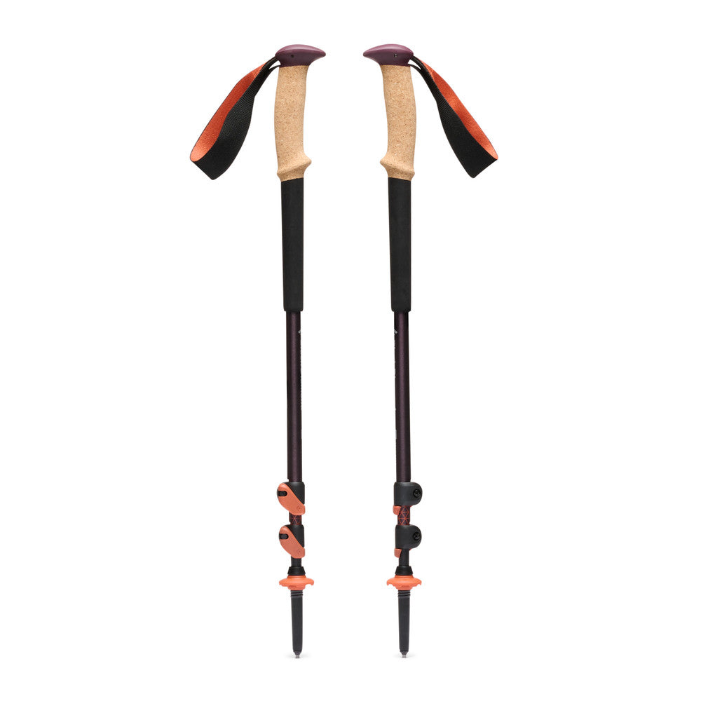 Black Diamond Trail Cork Trekking Poles - Lightweight Adjustable Hiking Sticks for Men & Women - Perfect for Backpacking, Trail Running & Mountain Climbing