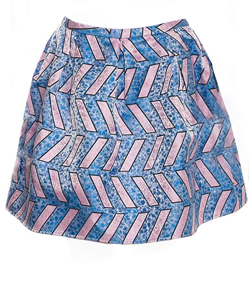 Opening Ceremony Splash Pool Jacquard Skirt in Cerulean Blue | Women's Summer Beach Skirt | Perfect for Pool Parties, Vacations & Resort Wear
