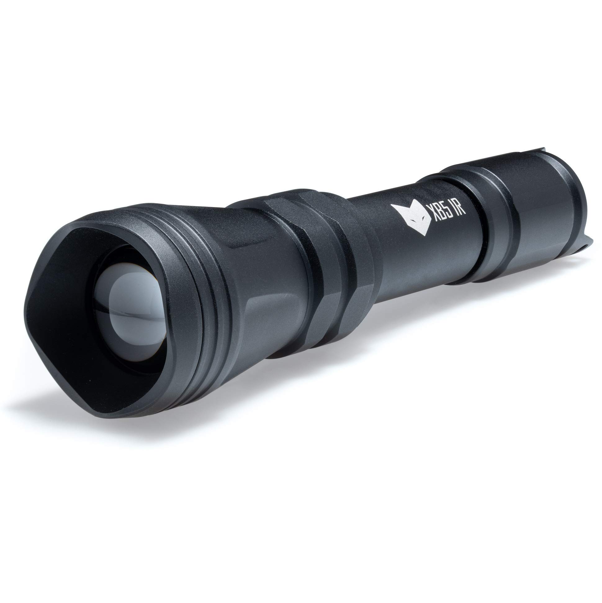 Nightfox XB5 Infrared Flashlight - 5W OSRAM 4715AS LED IR Illuminator for Night Vision Goggles & Scopes | Adjustable Focus & Dimmer Switch | Perfect for Hunting, Surveillance & Nighttime Security