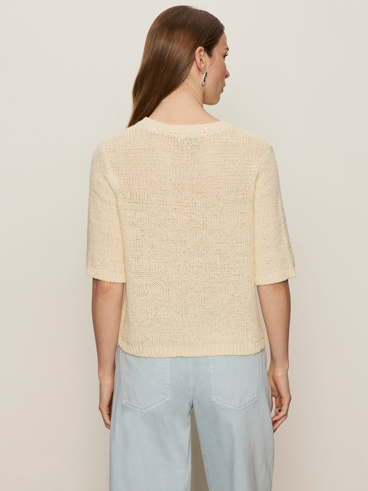 Macrame Tape Yarn Tee - Soft Cotton T-Shirt for Boho Style & DIY Crafts - Perfect for Home Decor, Wall Hangings, and Fashion Accessories