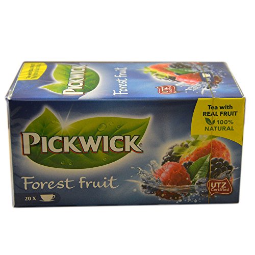 Pickwick Forest Fruit Tea - 20 Herbal Tea Bags (1.05 oz) | Natural Berry & Citrus Blend | Perfect for Relaxation, Afternoon Tea & Gifts