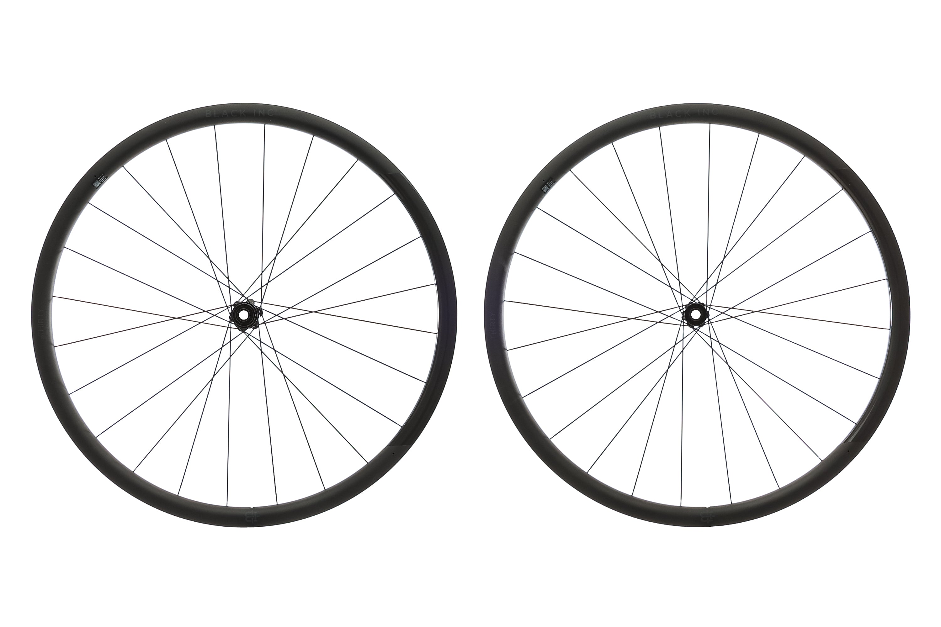 Black Inc THIRTY Carbon Tubeless 700c Wheelset - Lightweight Aero Road Bike Wheels for Racing & Performance Cycling | Perfect for Road Racers & Triathletes