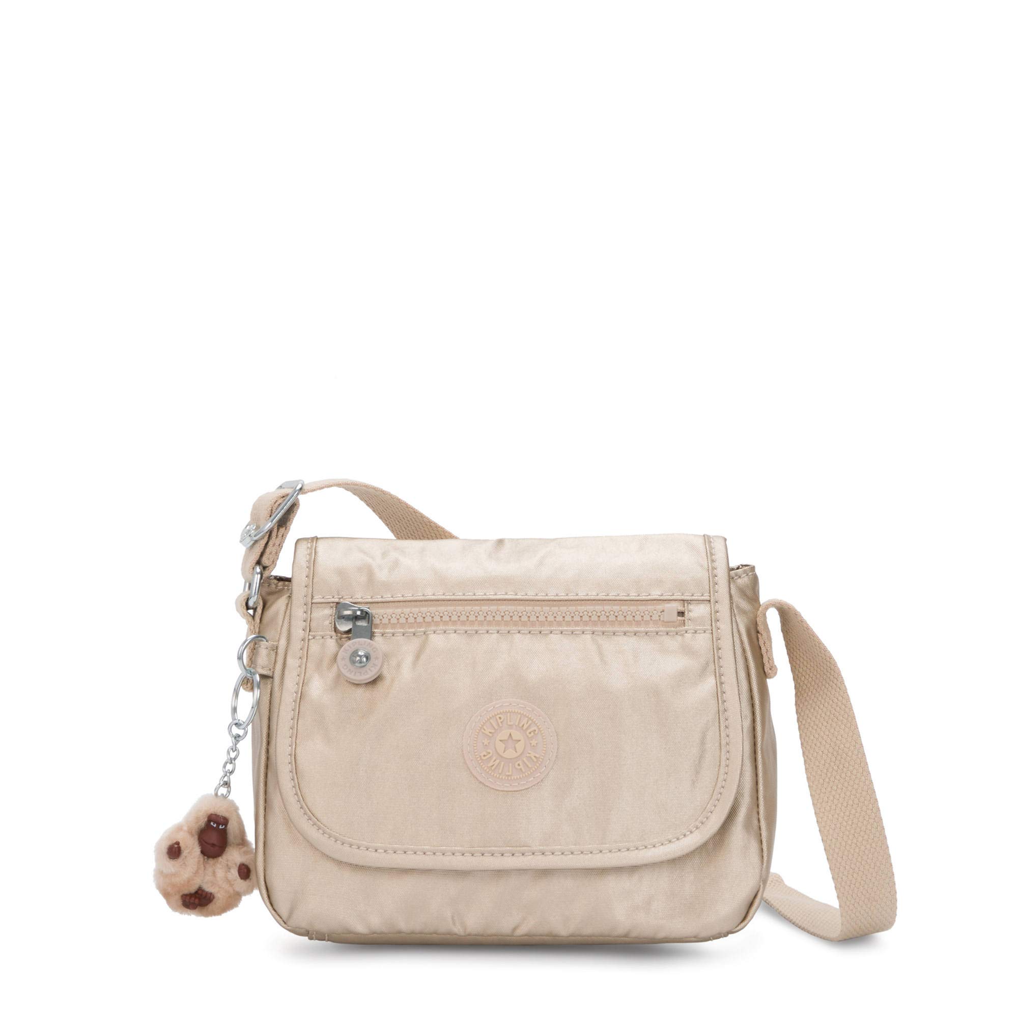 Kipling Sabian Metallic Crossbody Mini Bag - Stylish & Compact Purse for Women | Perfect for Travel, Shopping & Everyday Use