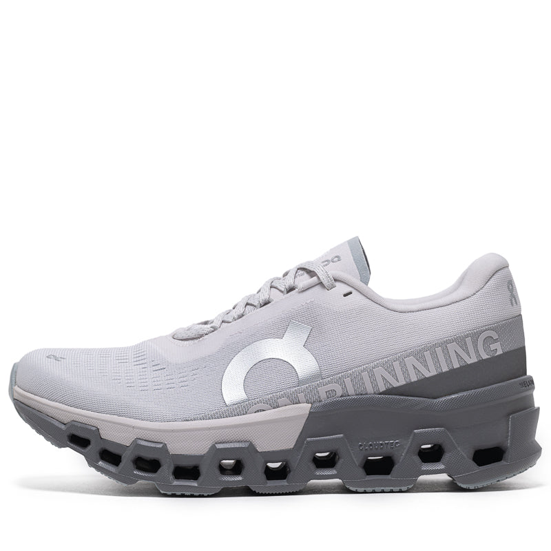 On Cloudmonster 2 Running Shoes - Frost/Rock Colorway - Lightweight Cushioned Sneakers for Men & Women - Perfect for Road Running, Jogging, and Gym Workouts