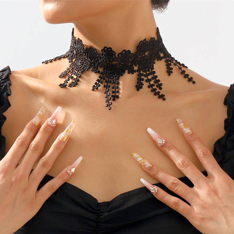 Elegant Women's Fashion Classic Lace Necklace - Perfect for Weddings, Parties & Special Occasions