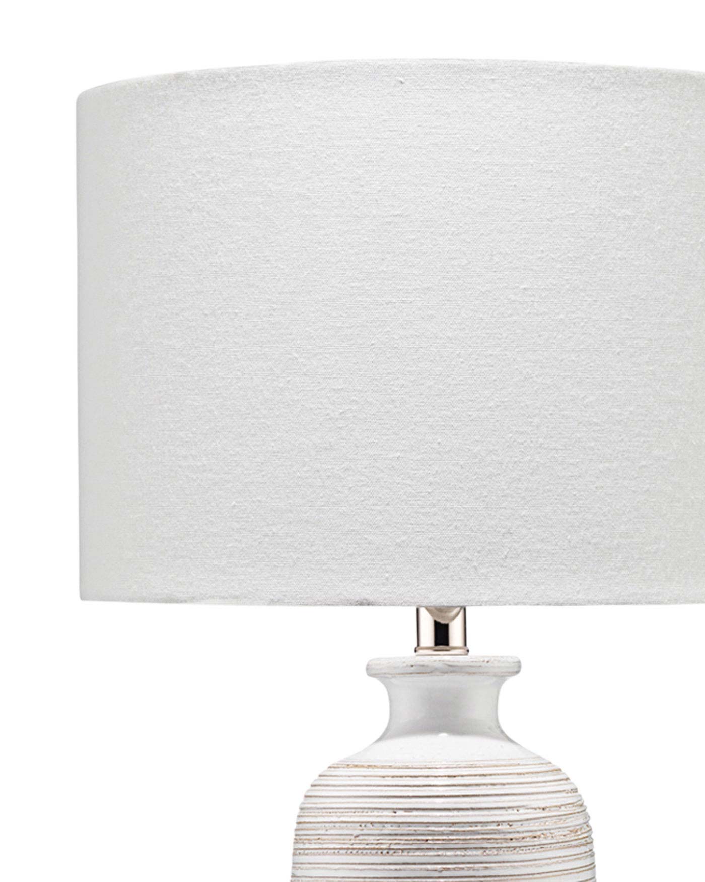 Ashwell Modern Table Lamp - Stylish LED Nightstand Lamp for Bedroom, Living Room, Office - Warm White Light with Touch Control & USB Port