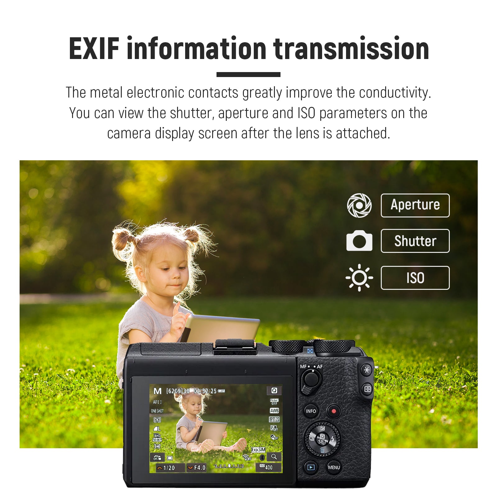 NEEWER EF to EOS M Mount Adapter for Canon EF Lens to EOS M Camera - Perfect for Photography, Videography & Travel Shooting