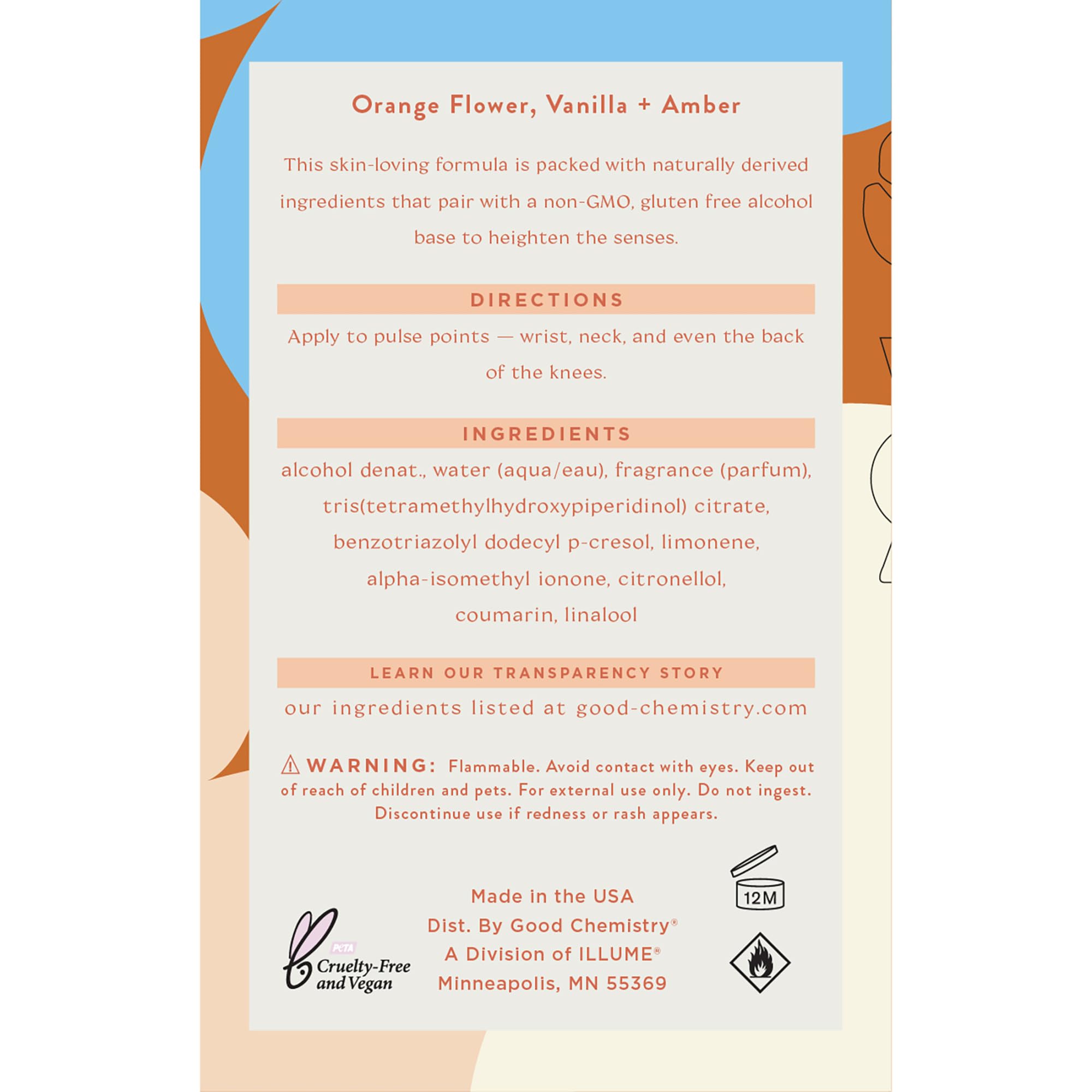 Good Chemistry Tiger Lily Body Mist - Floral Perfume Spray for Women, Long-Lasting Fragrance, Vegan & Cruelty-Free - Perfect for Daily Wear, Date Nights & Special Occasions