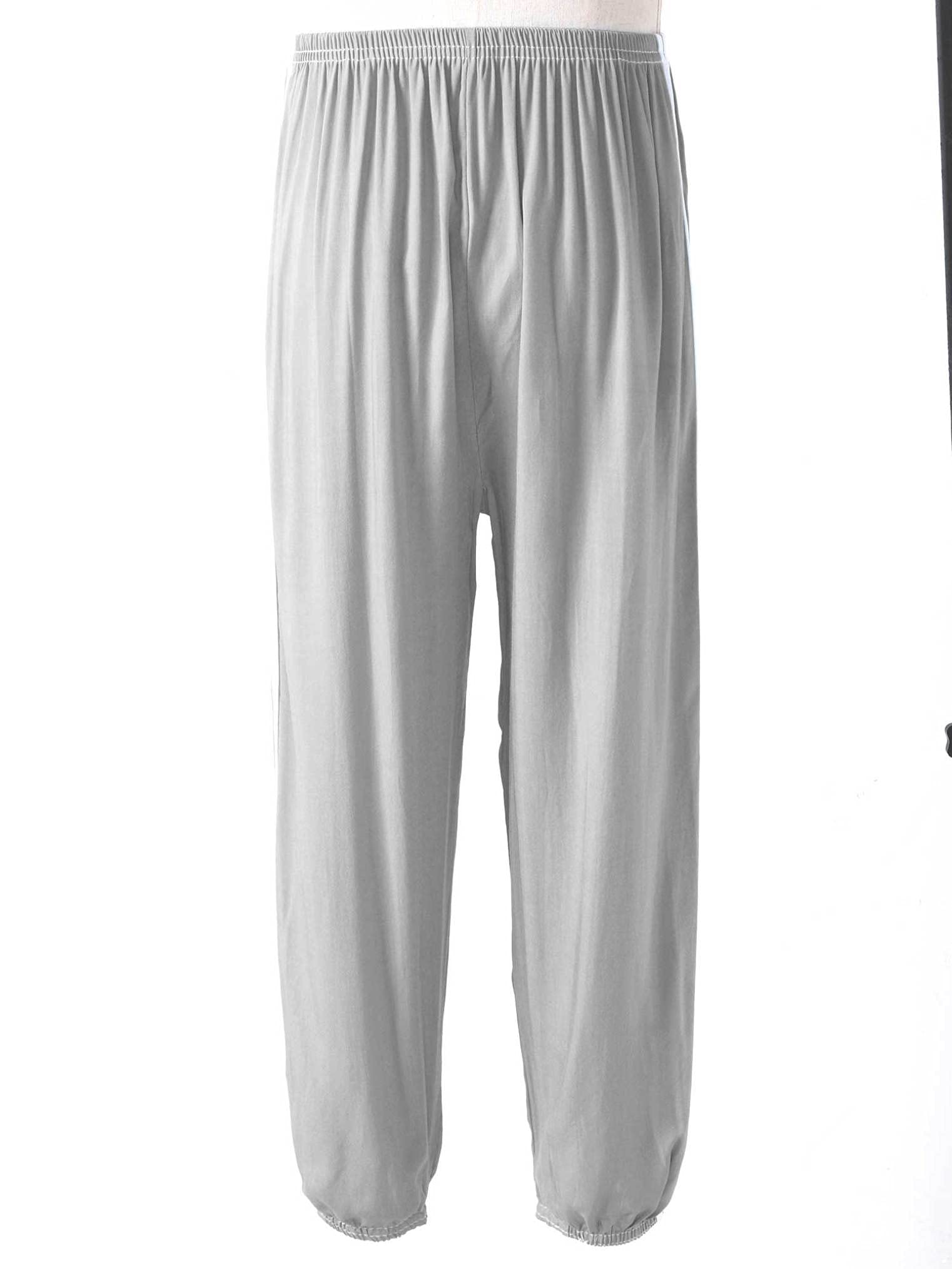 Girls' Athletic Sweatpants with Elastic Waist - Striped Jogger Cargo Pants for Kids | Side Print Design | Casual Activewear for School, Sports & Playtime