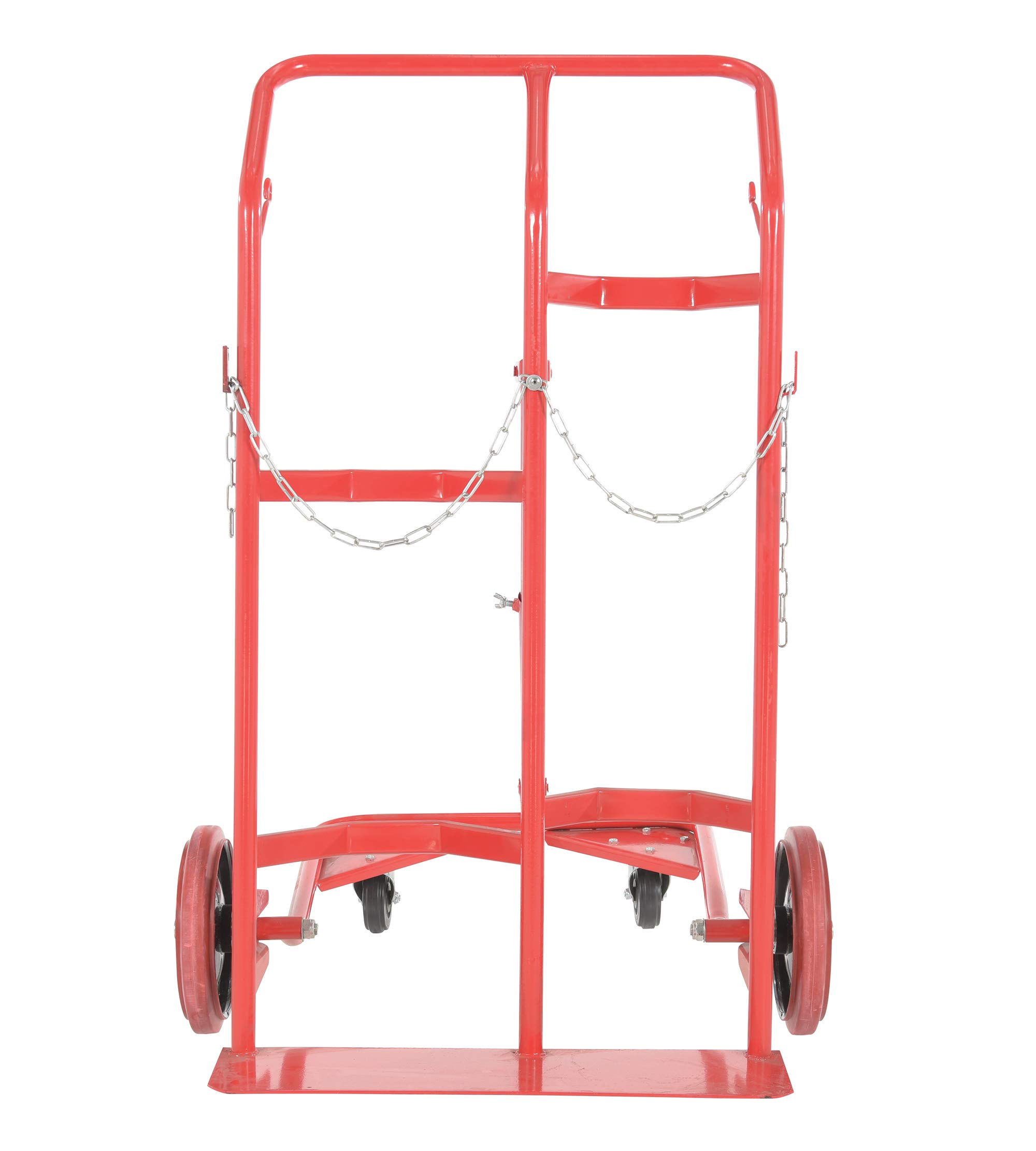 Heavy Duty Cylinder Tilt Back Hand Truck 350 lbs Capacity - Perfect for Moving Drums, Barrels & Heavy Equipment in Warehouses, Factories & Delivery Services