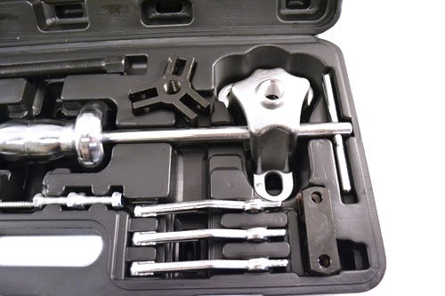 STANLEY Racing 18-Piece Heavy Duty Slide Hammer Puller Set with Carrying Case - Professional Auto Body Repair Tool for Dent Removal & Bearing Extraction