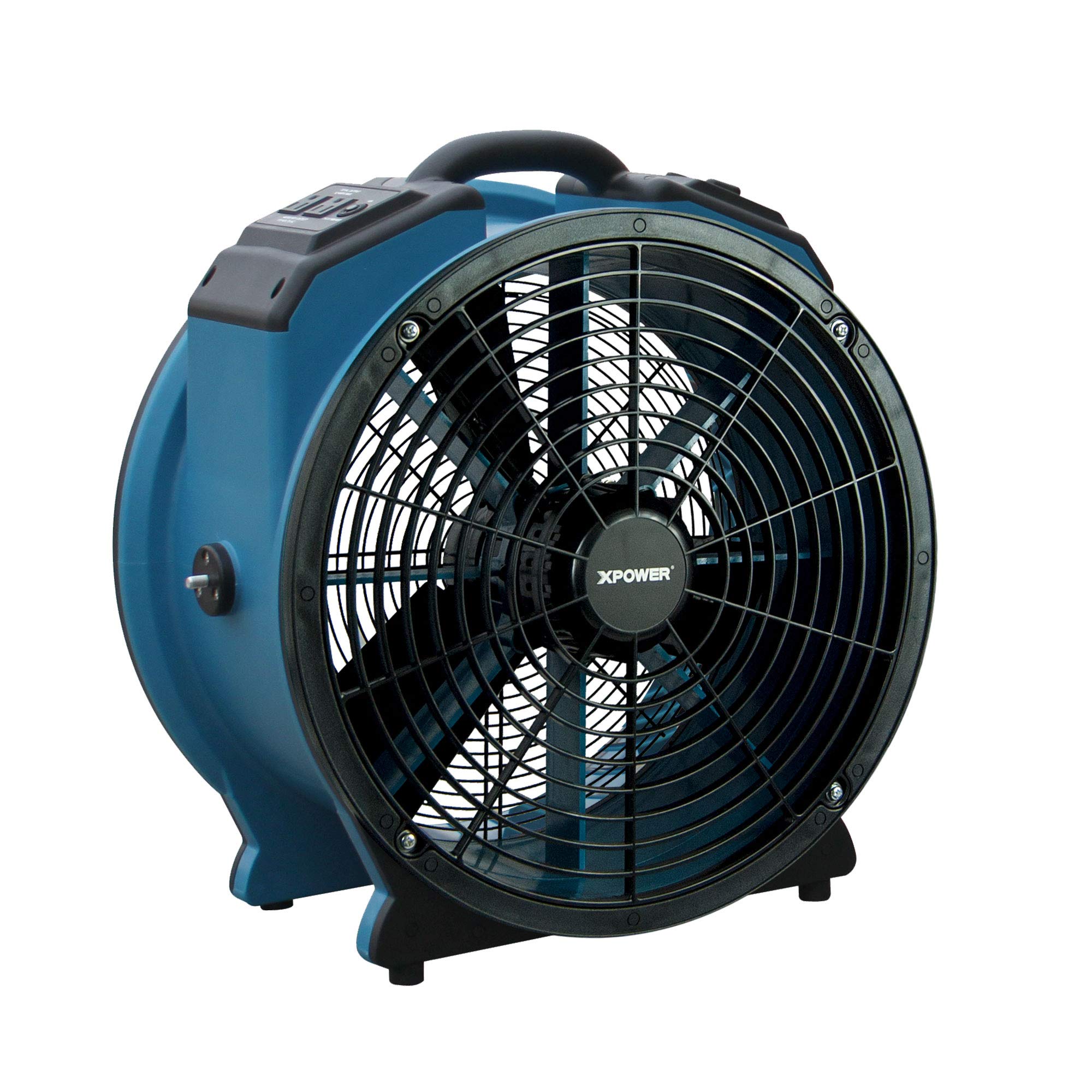XPOWER X-47ATR 1/3 HP Commercial Grade Axial Air Mover Fan with Variable Speed Control & 3-Hour Timer - Blue (28 Pack) - Ideal for Water Damage Restoration, Construction Drying, and Industrial Ventilation