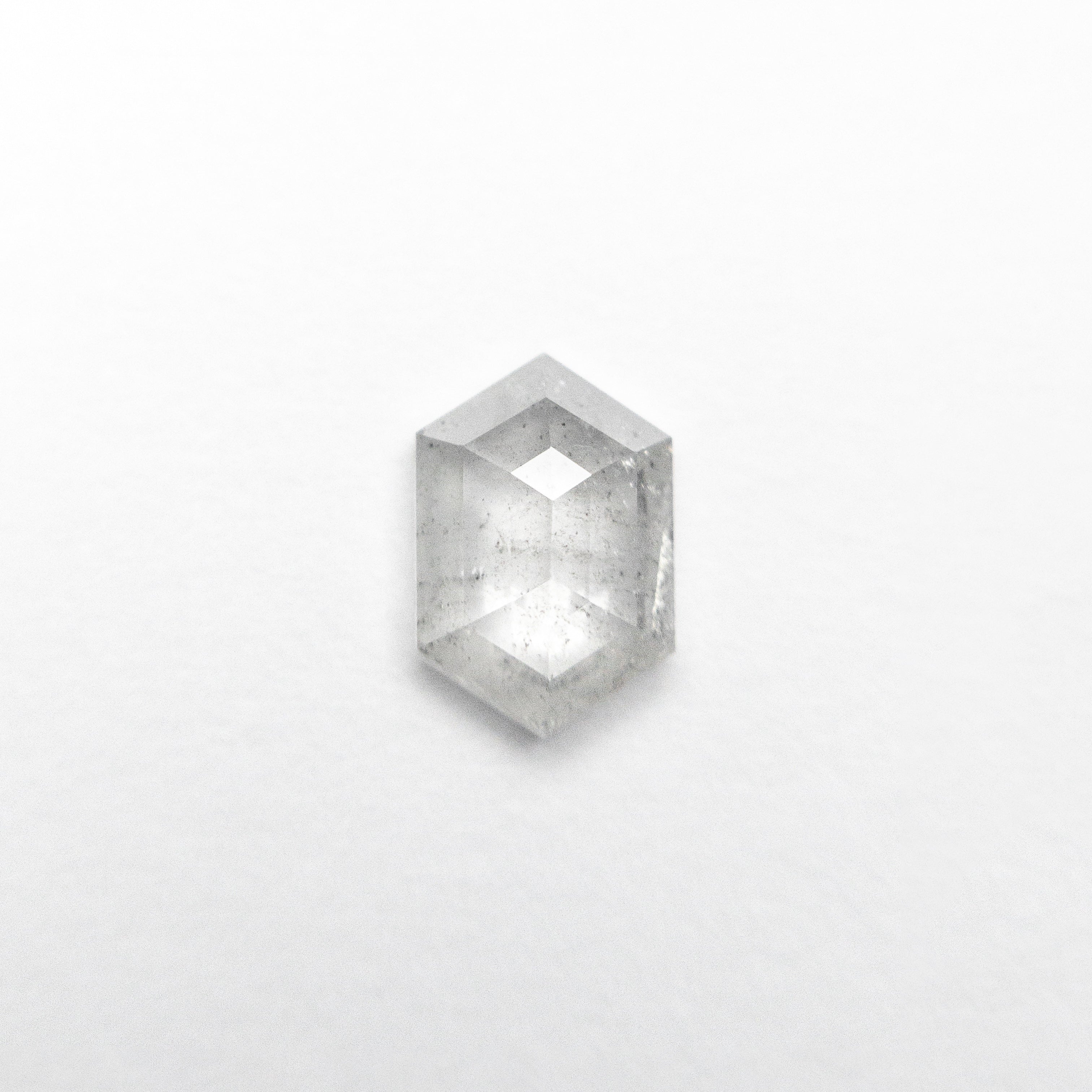 0.64ct Natural Hexagon Rose Cut Loose Gemstone 6.83x4.56x2.18mm for Jewelry Making - Perfect for Engagement Rings, Earrings & Necklaces