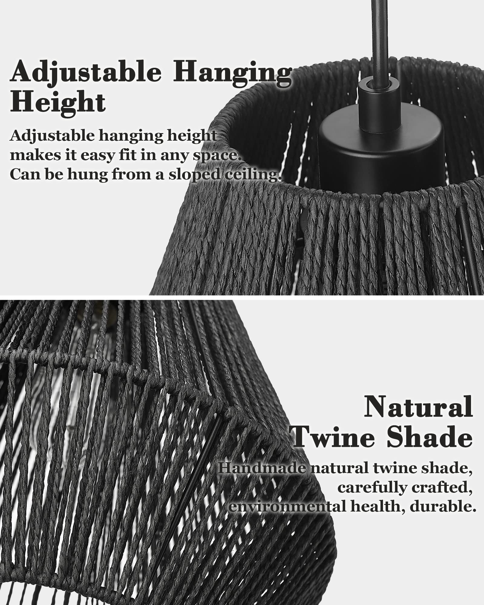 ELYONA Modern Woven Chandelier with 12