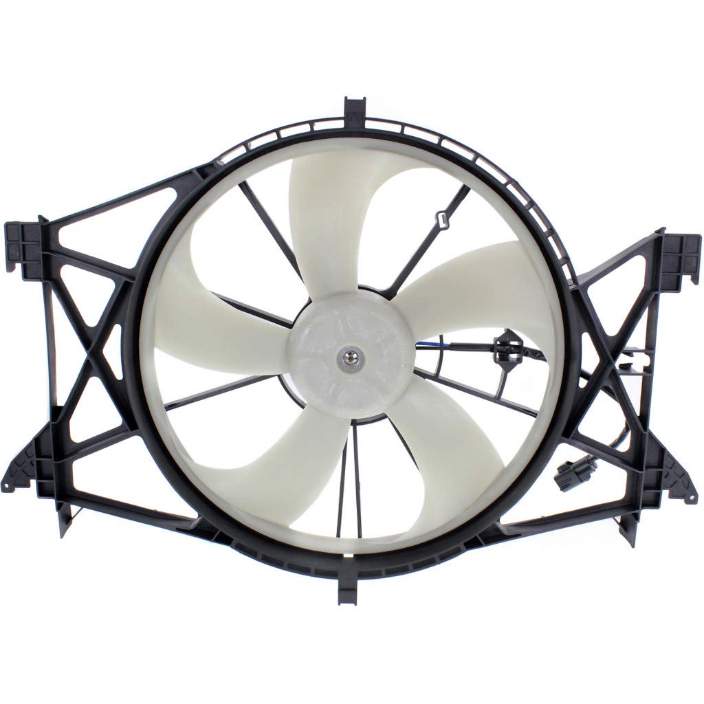 Dodge Ram 1500/2500 Cooling Fan Assembly Replacement 2009-2019 5.7L/6.4L V8 - Compatible with CH3115166 & 55056948AD - Perfect for Radiator and A/C Condenser Cooling System Upgrade