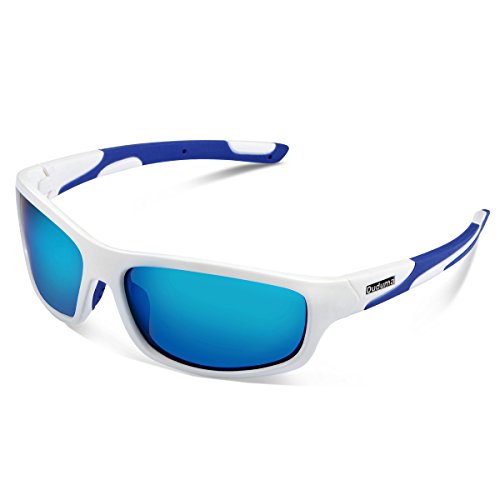White Frame With Blue Lens