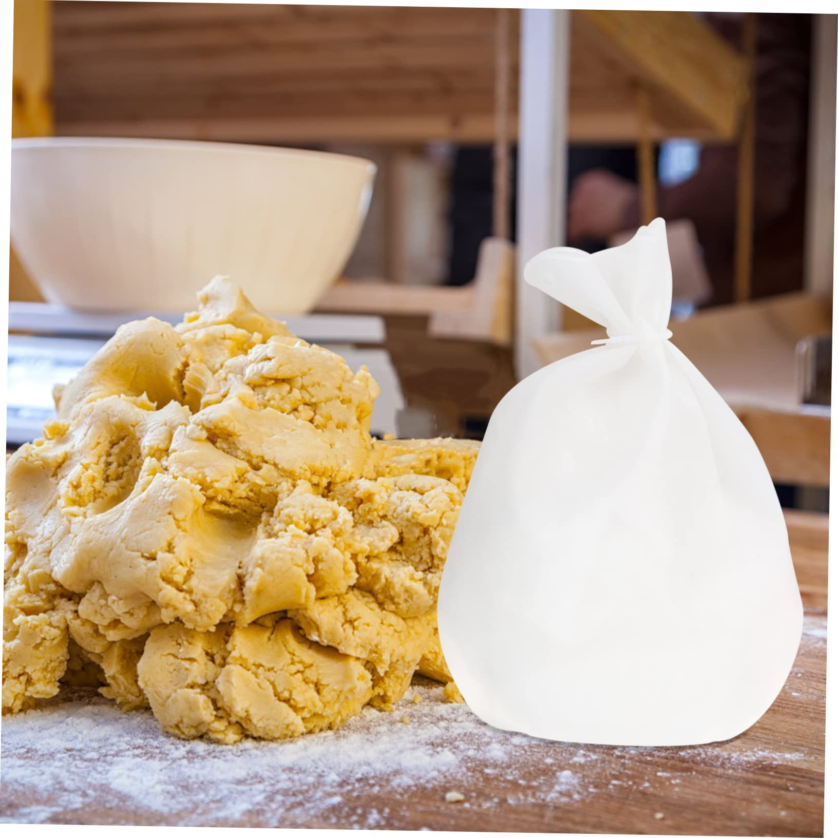 2-Pack Non-Stick Silicone Dough Bags for Baking - Perfect for Pastry, Noodles, Dumplings & Bread Making - Essential Kitchen Baking Tools for Home Cooks & Professional Chefs