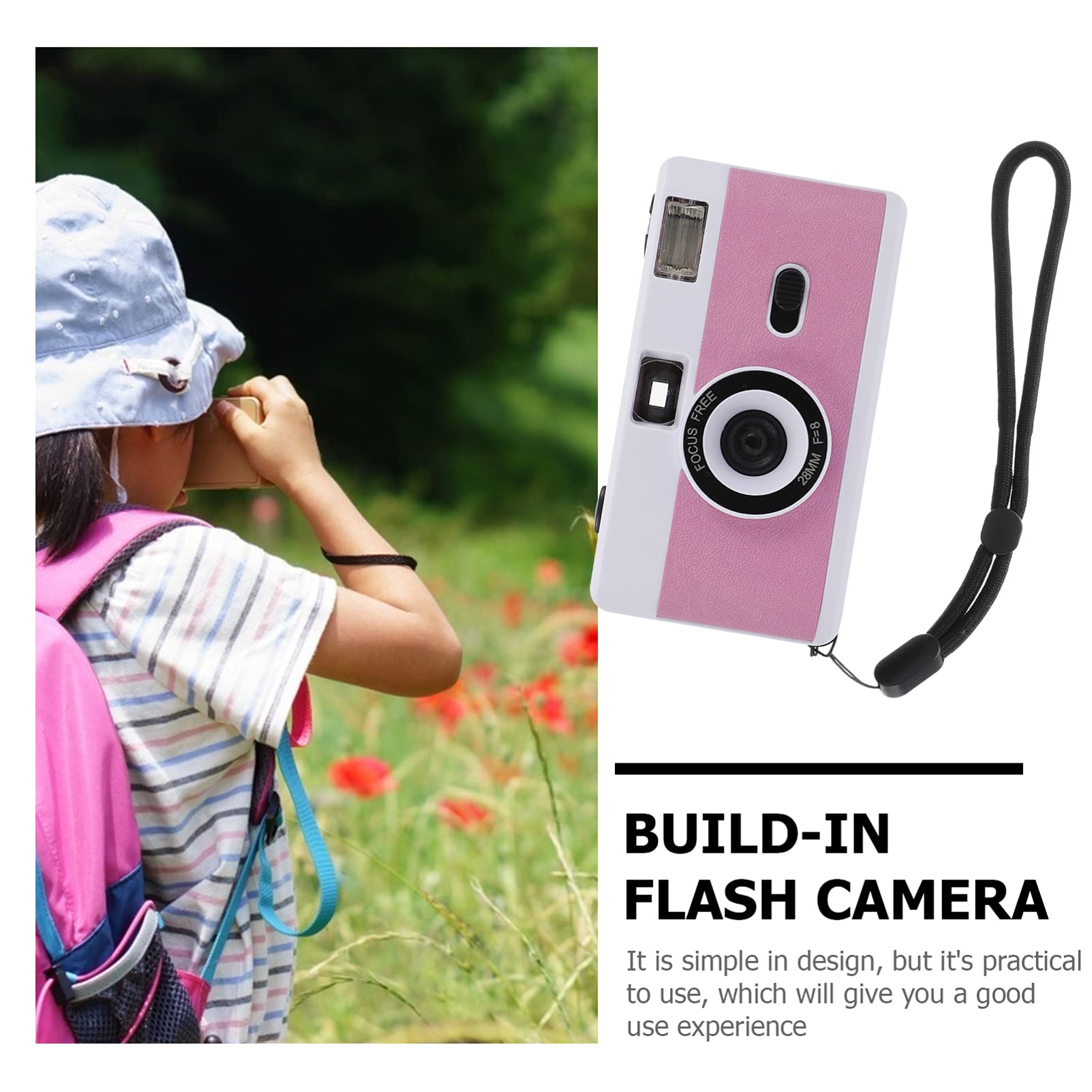 Vintage 35mm Film Camera - Retro Reusable Film Camera with ABS Body, No Battery Needed for Classic Photography | Perfect for Travel, Parties & Vintage Style Photography
