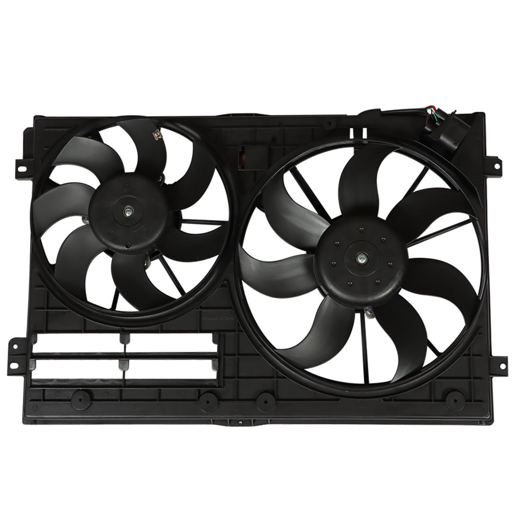 Audi A3 Jetta CC GTI Beetle Radiator Cooling Fan Replacement 1K0121205AD9B9 - Compatible with 1.8L 1.9L 2.0L Engines | Perfect for Engine Overheating Prevention & Summer Driving
