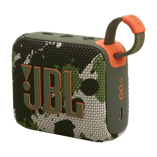 JBL GO 4 Portable Bluetooth Speaker with Camouflage Design - Perfect for Outdoor Adventures, Camping, and Travel