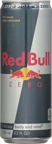 Red Bull Zero Sugar Energy Drink, 12 Fl Oz (Single Can) - Perfect for Workouts, Gaming & All-Night Study Sessions