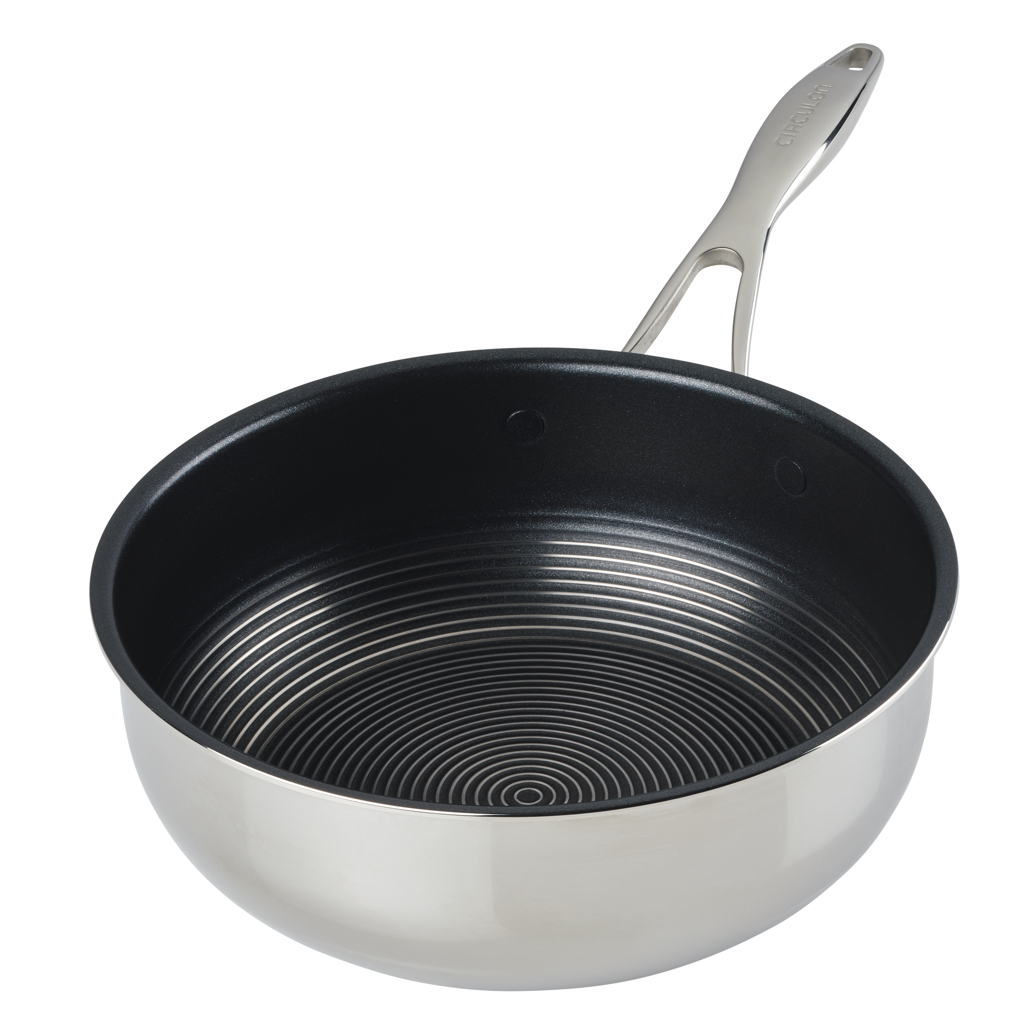 3.5 Quart Covered Chef Pan with Spoon - Nonstick Cooking Pot with Lid for Sauteing, Frying & Simmering - Perfect for Home Kitchen & Professional Use