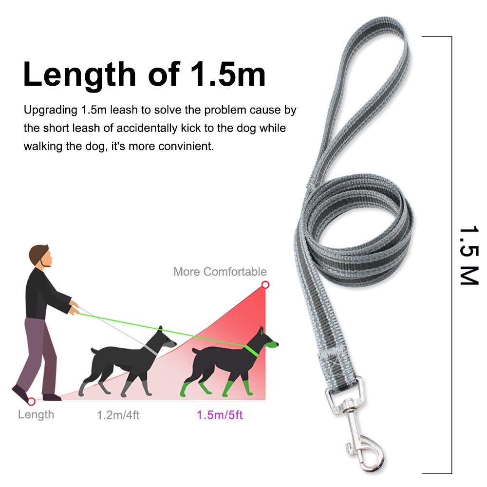 Escape-Proof Adjustable Reflective Dog & Cat Harness with Leash - Soft Mesh Comfort Fit No-Pull Vest for Small & Medium Pets (XS, Purple) - Perfect for Walking, Training & Outdoor Adventures