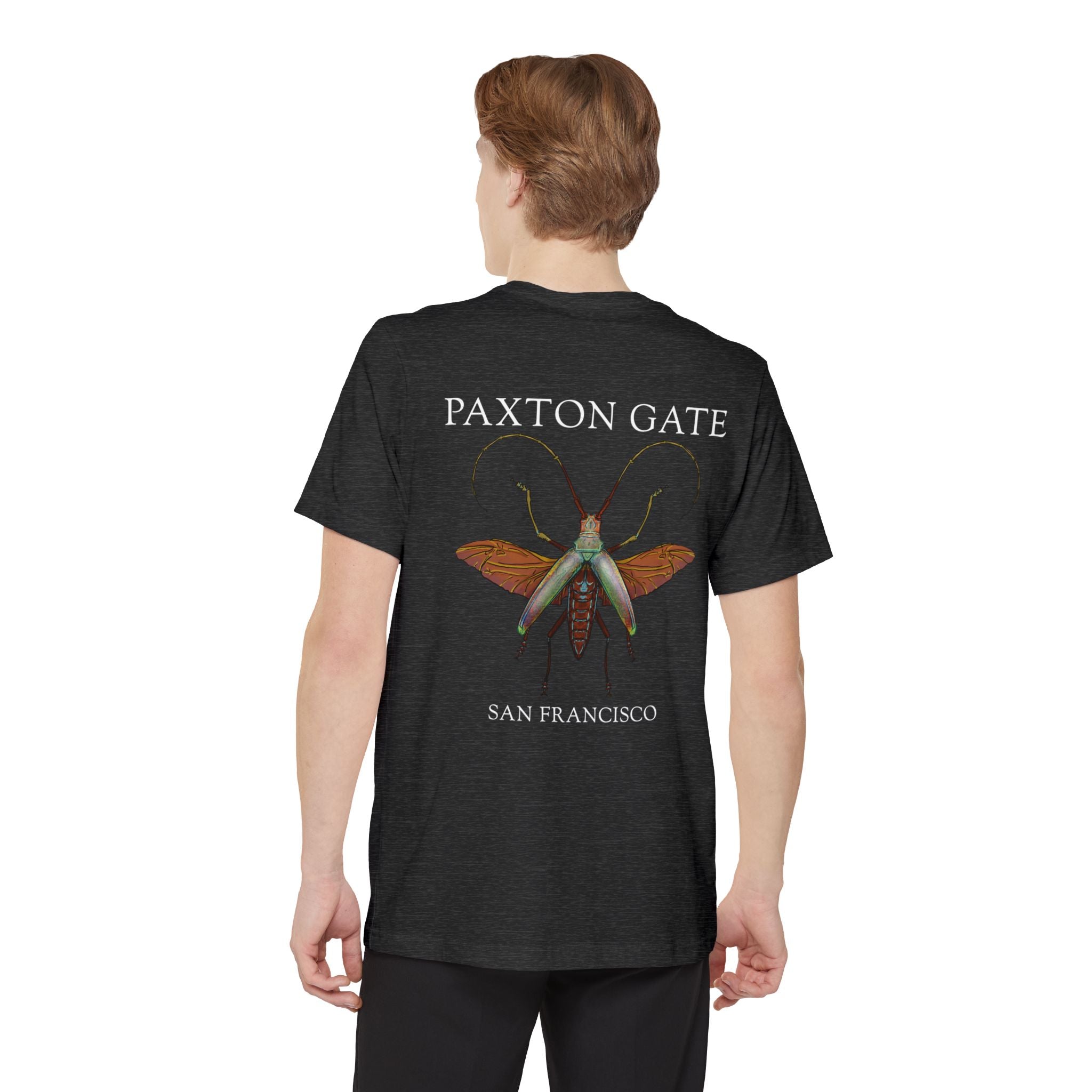 Unisex Longhorn Beetle Pocket T-Shirt by Kris Struble - Casual Graphic Tee for Men & Women, Perfect for Outdoor Adventures and Everyday Wear