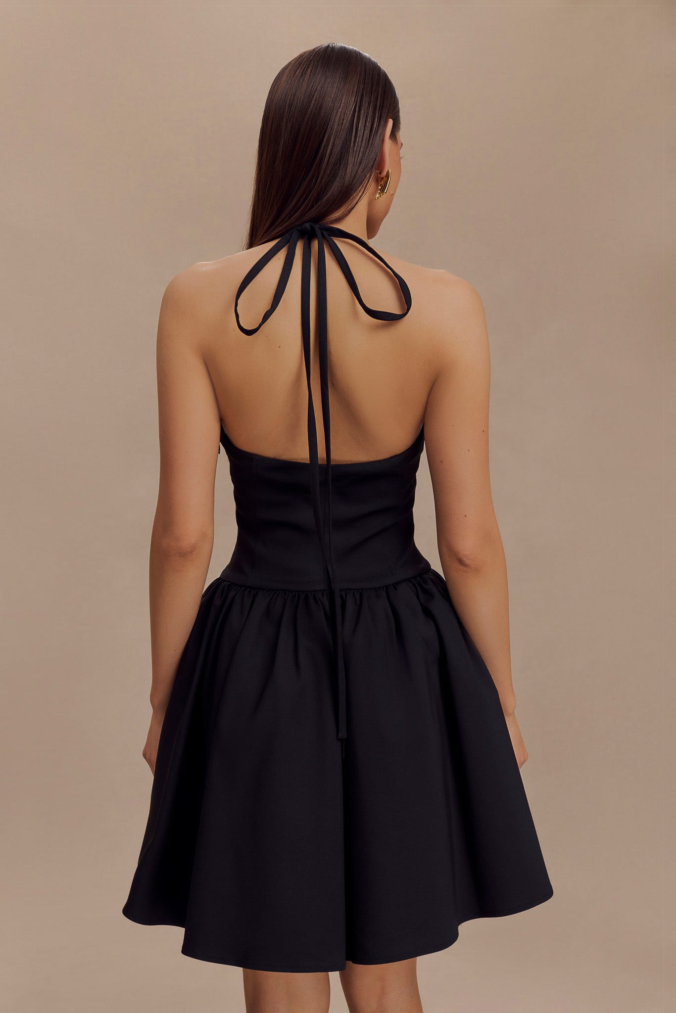 Ruby Halter Mini Dress - Black | Sexy Summer Party Outfit for Women | Perfect for Beach Vacations, Date Nights & Club Wear
