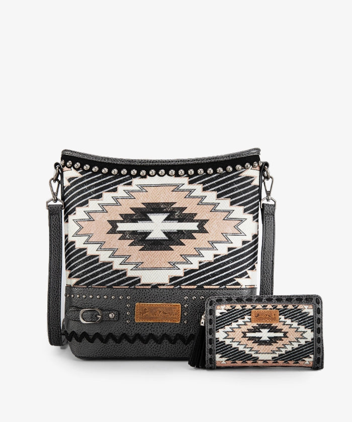 Montana West Aztec Printed Concealed Carry Crossbody Purse for Women - Stylish CCW Handbag with Adjustable Strap for Everyday Use, Travel & Shopping