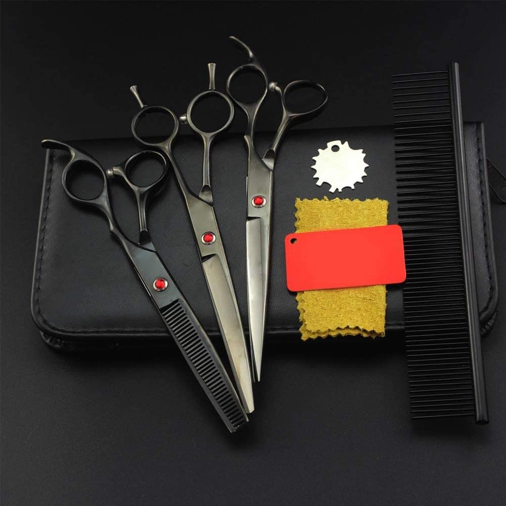 Professional Hair Cutting & Thinning Scissors - 7 Inch Barber Shears for Stylists & Hairdressers | Precision Salon Tools for Layering, Texturizing & Styling Hair at Home or Salon