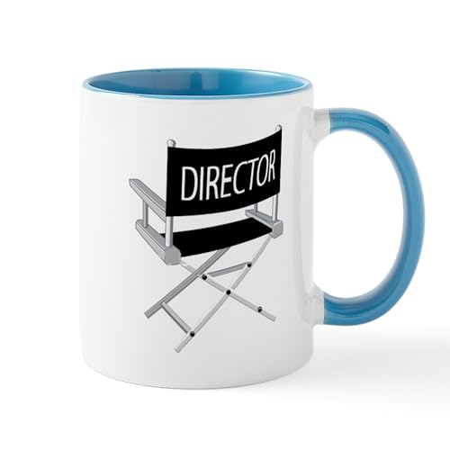 White/Blue Inside - Director Seat Mugs