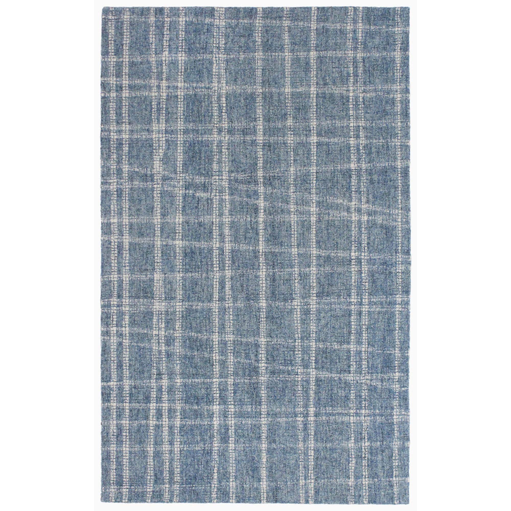 Liora Manne 9506/03 MAD Plaid Blue Area Rug 42